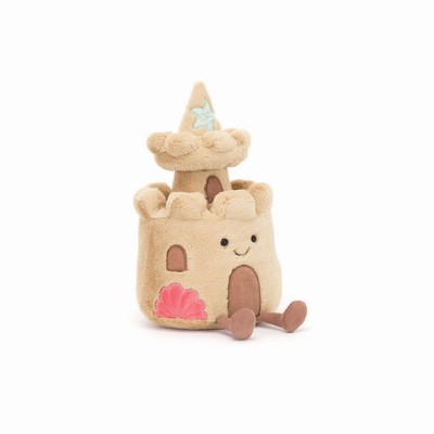 Jellycat Sandcastle New Zealand | NQDCG5823